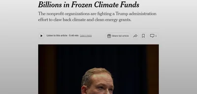 Appeals Court Upholds Freeze on $16 Billion Climate Grants