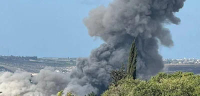 Israeli Airstrikes Hit Hezbollah Bases in Southern Lebanon Today