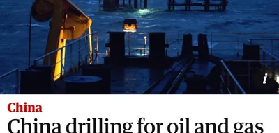 China Expands Oil Drilling Operations Inside Taiwan's EEZ