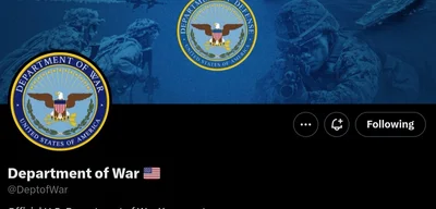 Department of War Unveils New Identity on Social Media Today