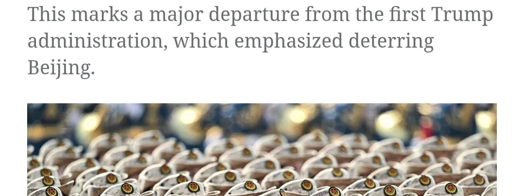 Featured image for: Pentagon Shifts Focus to Homeland Security, Downgrades China Threat Pentagon Shifts Focus to Homeland Security, Downgrades China Threat