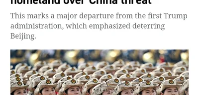 Pentagon Shifts Focus to Homeland Security, Downgrades China Threat