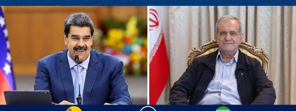 Featured image for: Maduro and Iran’s Pezeshkian Discuss Strengthening Ties Today Maduro and Iran’s Pezeshkian Discuss Strengthening Ties Today