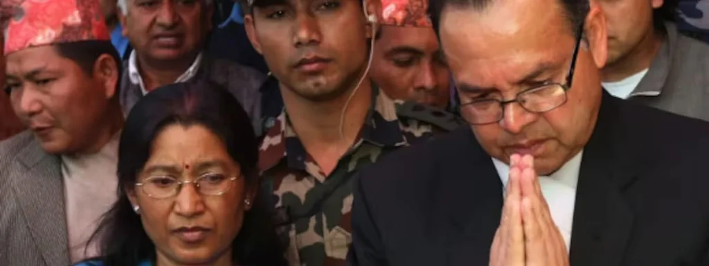 Featured image for: Protesters Set Fire to Former PM Khanal's Home, Wife Dies Protesters Set Fire to Former PM Khanal's Home, Wife Dies