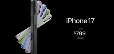 Apple Unveils iPhone 17 Lineup with Prices Starting at $799