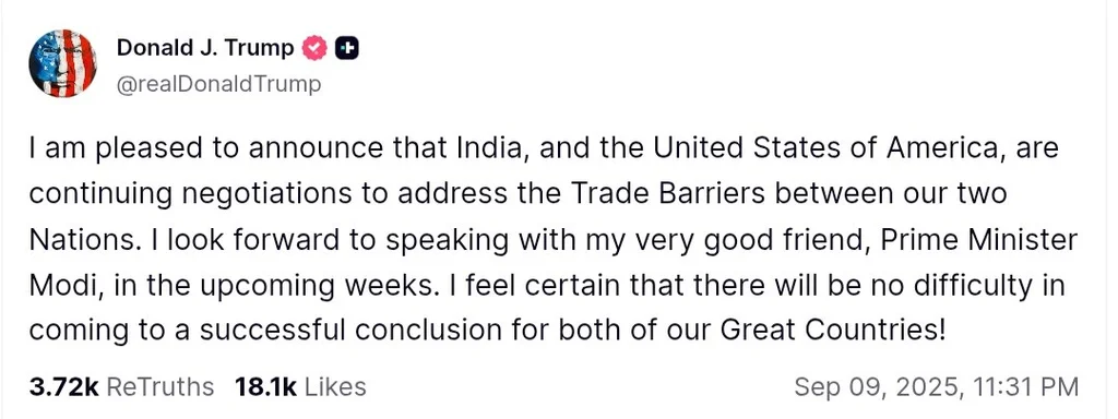 Featured image for: Trump and Modi Set to Advance US-India Trade Negotiations This Month Trump and Modi Set to Advance US-India Trade Negotiations This Month