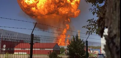 Train Explosion in Vilnius: Liquefied Gas Fire Forces Evacuations