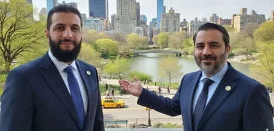 Syrian Interim President Ahmed al-Sharaa visits Washington for first time