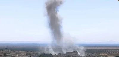 US airstrike reported on outskirts of Idlib, northwestern Syria