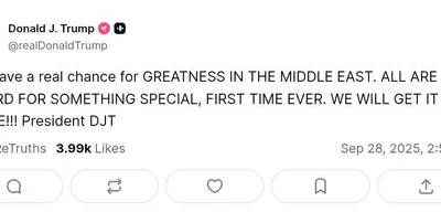 Trump announces opportunity for greatness in the Middle East