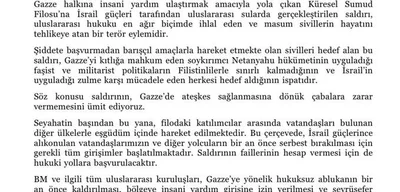 Turkish Foreign Ministry condemns Israeli Army's interception of flotilla