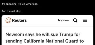 California Governor Gavin Newsom sues President Trump over National Guard deployment