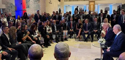 Trump and Netanyahu meet with families of Israeli hostages at Knesset