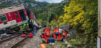 Two passenger trains collide in Rožňava district, injuring at least 20