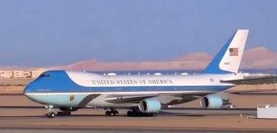 US President Donald Trump lands in Egypt for Gaza peace summit