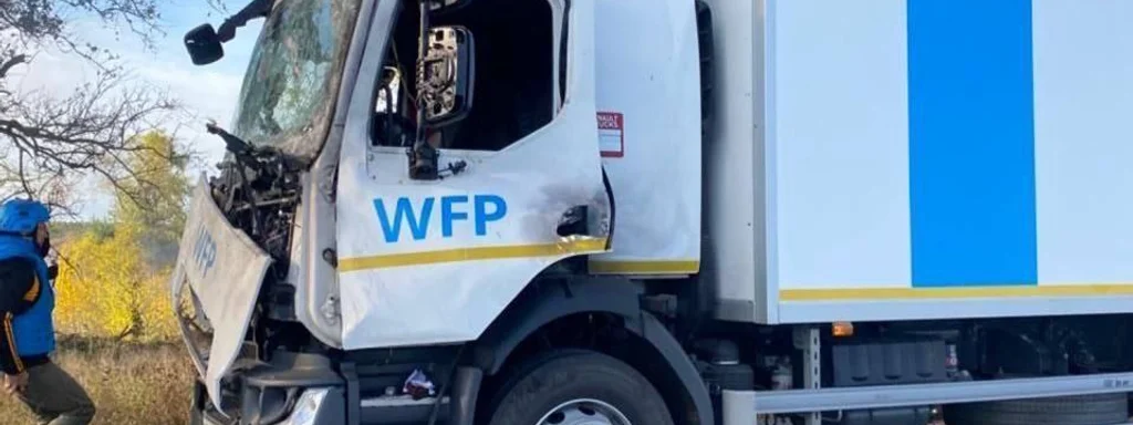 Russian drones strike UN aid convoy in Kherson Oblast, Ukraine