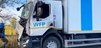 Russian drones strike UN aid convoy in Kherson Oblast, Ukraine