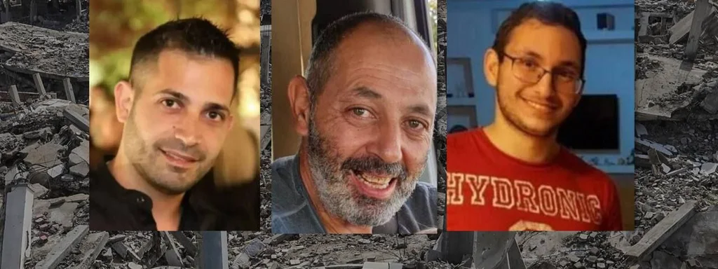 Israeli hostages Uriel Baruch, Tamir Nimrodi, and Eitan Levi identified