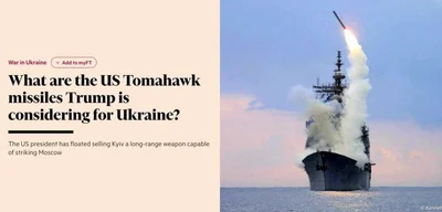 US Contractors to Operate Tomahawk Missiles in Ukraine
