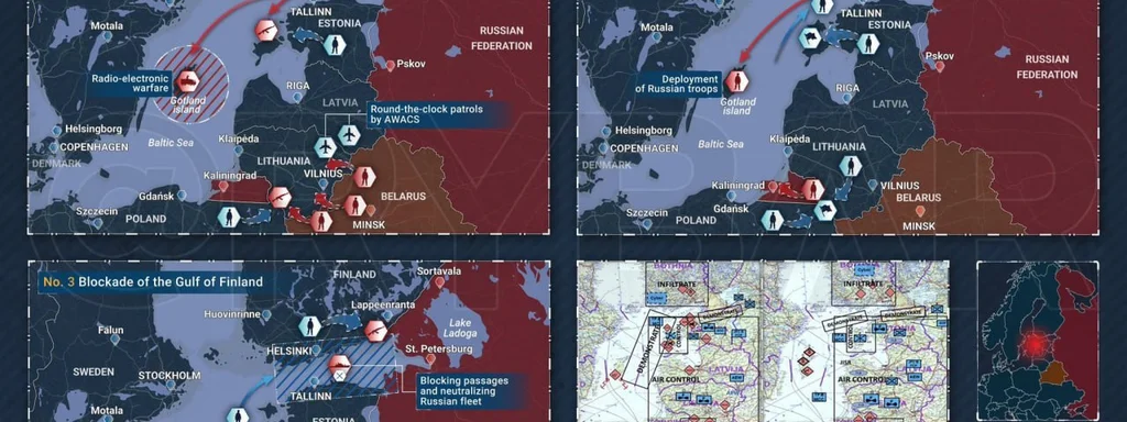 Rybar Publishes Maps of Potential Russian Invasion of Estonia and Gotland