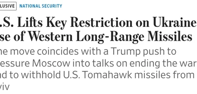 Trump Administration Lifts U.S. Restrictions on Ukraine's Storm Shadow Missiles