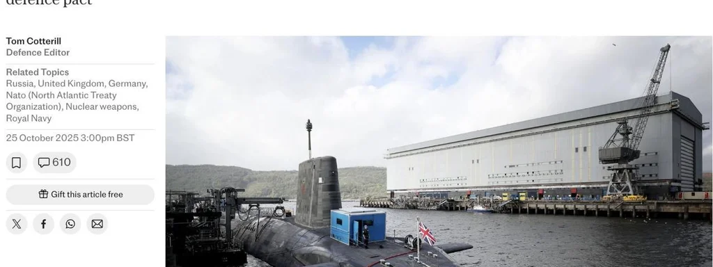 Featured image for: UK Defence Chiefs Call for Nuclear Sharing Discussions with Germany UK Defence Chiefs Call for Nuclear Sharing Discussions with Germany