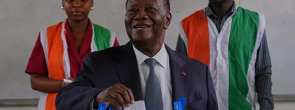 Featured image for: Côte d'Ivoire President Alassane Ouattara re-elected with 89.77% in disputed vote Côte d'Ivoire President Alassane Ouattara re-elected with 89.77% in disputed vote