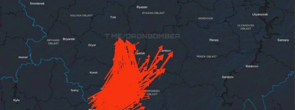 Featured image for: Ukraine launches drone attack on Russia with 250 drones in the air Ukraine launches drone attack on Russia with 250 drones in the air