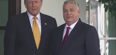 US President Donald Trump meets Hungarian Prime Minister Viktor Orbán