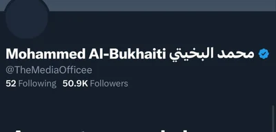 X suspends accounts of senior Houthi officials Yahya Saree and Mohammed al-Bukhaiti