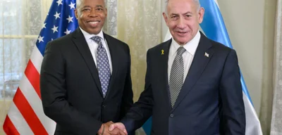 Outgoing NYC Mayor Eric Adams visits Israel, meets PM Netanyahu