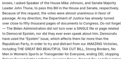 Trump signs Epstein Files Transparency Act to release investigation records