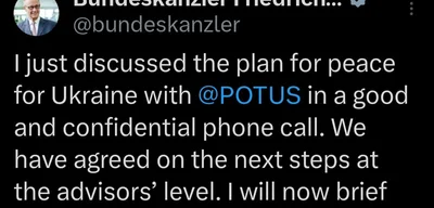 German Chancellor Friedrich Merz discusses Ukraine peace plan with Trump