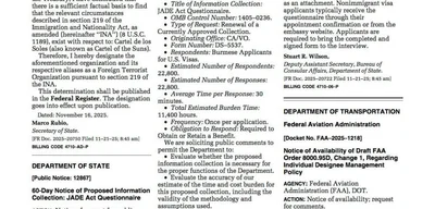 US designates Cartel of the Suns as Foreign Terrorist Organization