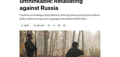 EU and NATO Leaders Consider Offensive Measures Against Russian Hybrid Threats