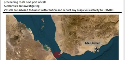 Vessel reports exchange of fire with small crafts near Yemen