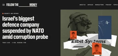NATO Suspends Elbit Systems from New Contracts Due to Bribery Probe