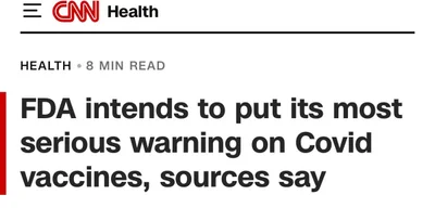 FDA to issue most serious warning on Covid vaccines