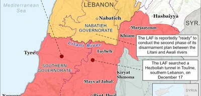 Lebanese Armed Forces ready to disarm Hezbollah north of Litani River