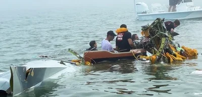 Five killed in crash of Mexican Navy plane in Galveston Bay, Texas