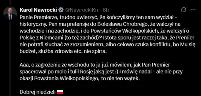 Polish Prime Minister Tusk and President Nawrocki clash on 'X' over Germany