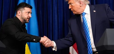 Ukrainian President Zelensky discusses US troop presence with Trump