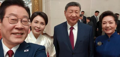 South Korean President Lee Jae-myung meets with Chinese President Xi Jinping