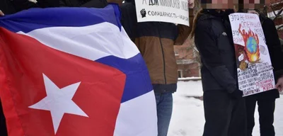 Demonstration against American actions in Venezuela held in Voronezh