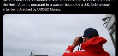 U.S. European Command confirms seizure of Russian tanker Bella 1