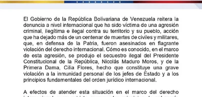 Venezuela announces diplomatic talks with U.S. to restore embassies