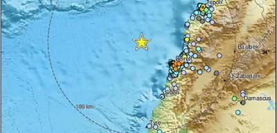 3.9 magnitude earthquake hits Lebanon, epicenter 40km from Beirut