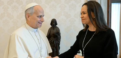 Pope Leo XIV meets Venezuelan opposition leader María Corina Machado