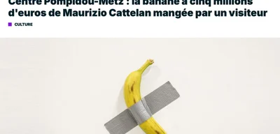 Art or Absurdity? €5.5M Banana Eaten, Highlighting Wealth Disparity in Culture!