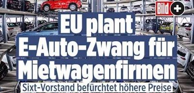 European Commission drafts bill requiring electric cars for large firms by 2030